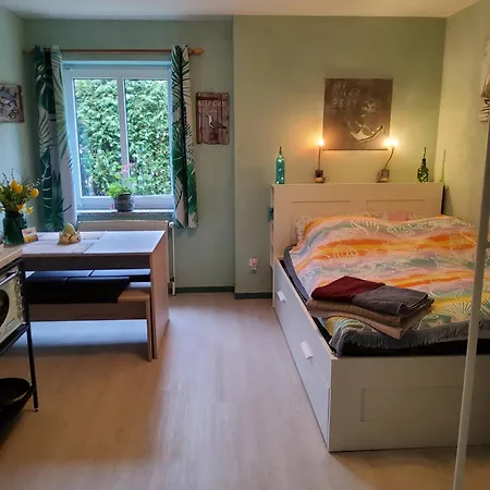 Studio-apartment Mit Kleinem Gartenanteil